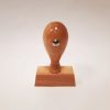 Rubber stamp with wooden handle, size 45x20mm