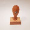 Rubber stamp with wooden handle, size 45x30mm