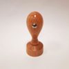 Rubber stamp with wooden handle, diameter 30mm